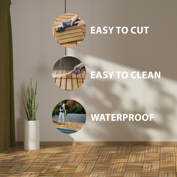 Decking tile 6 Slats (Set of 27) - Image 7