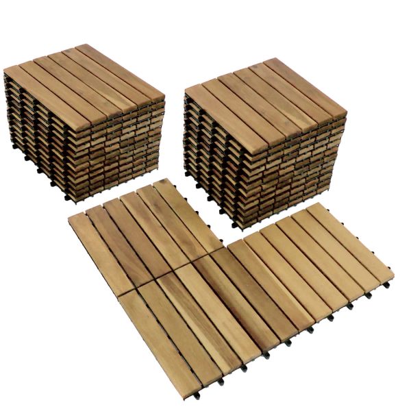 Decking tile 6 Slats (Set of 27) - Image 2